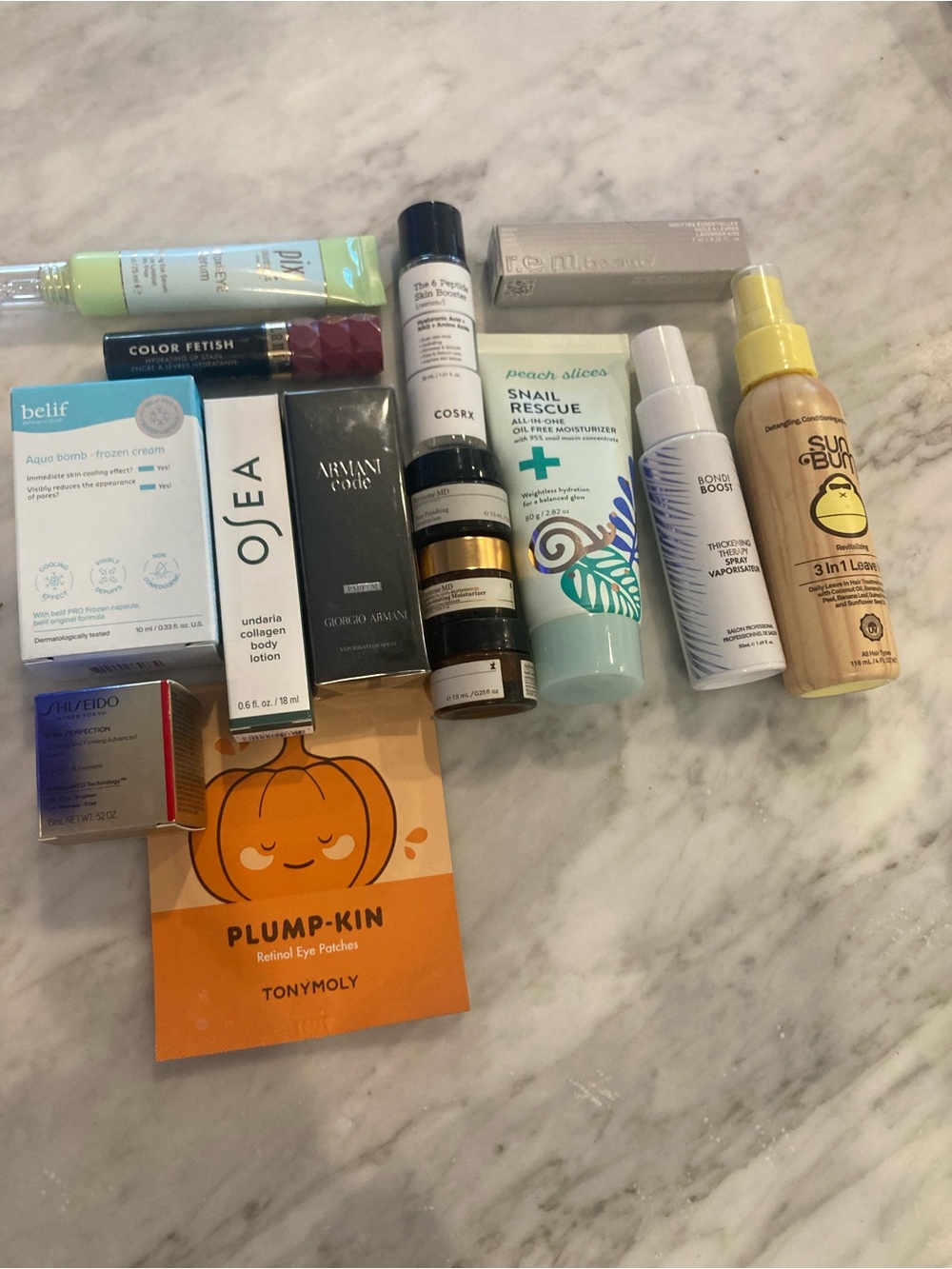 Assortment of coveted skin care brands and products